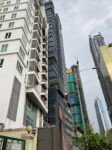 a tall building with a lot of windows