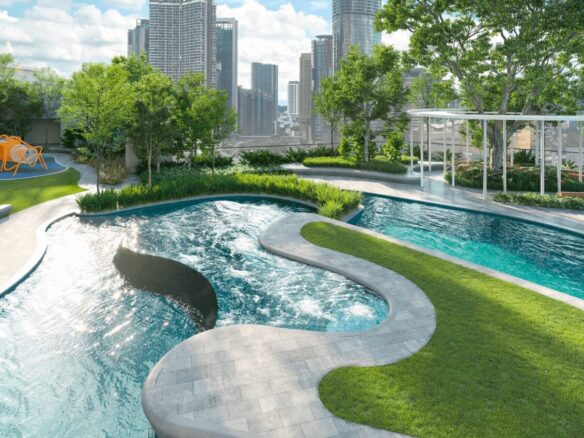 River Park Bangsar South (リバー・パーク・バンサー・サウス)：共用プール / swimming pool