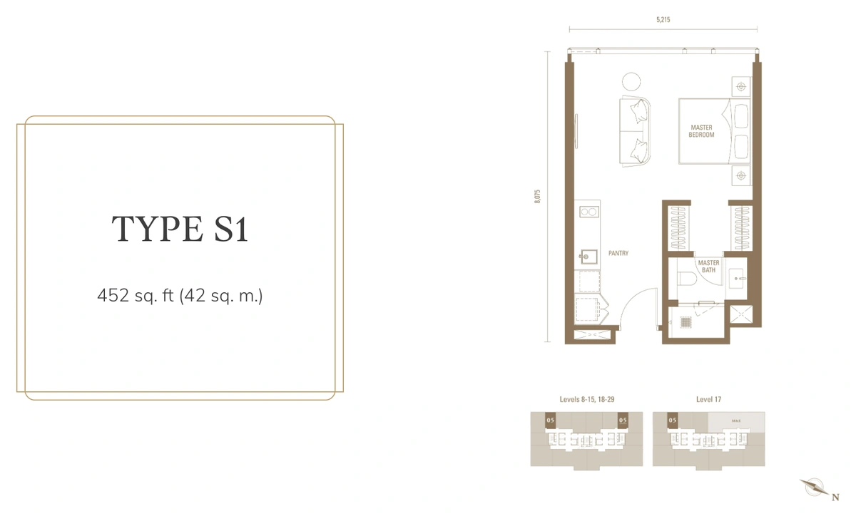 【2029年完成予定】PAVILION DAMANSARA HEIGHTS Royal Suites (パビリオンダマンサラハイツ ロイヤル・スイート) S1 間取り図 / Floor plan